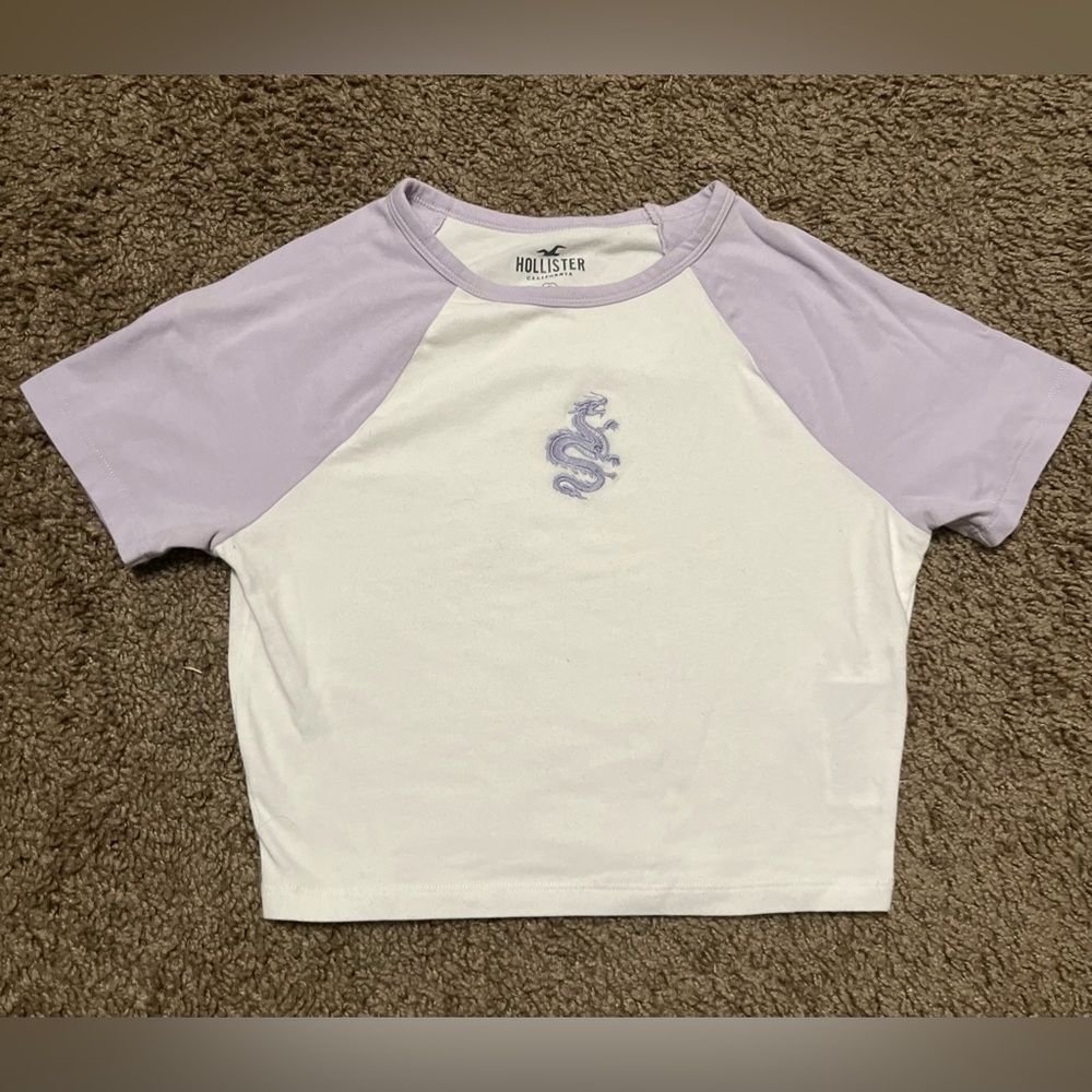 Hollister baby tee cropped top